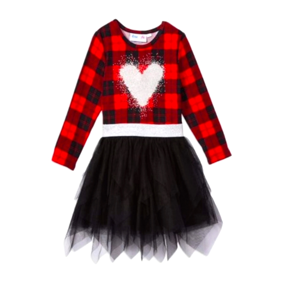 Freestyle Revolution Girl Dress Glitter Graphic